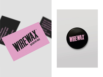 WIREWAX Merchandise Mockups badges brand brand design branding businesscard mockup rebranding