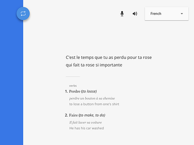 Google Translate Redesign