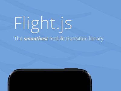 Flight.js android app css homepage html iphone js library mobile ui web web design website