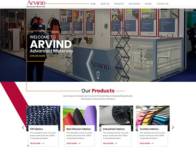 Arvind Home page 01