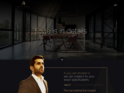 Decor typography ux website