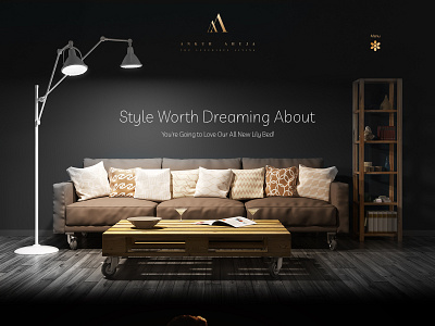 Marqueinteriors branding design typography ui ux web website