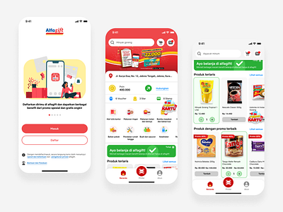 Alfagift - UX UI Design Explorations alfagift alfamart android application buy design indonesia mobile retail ui user experience user interface ux