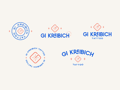 Gi Kreibich Tattoo | Branding brand brand identity branding design identidade visual logo marca minimal personal brand personal logo tattoo tattoo artist tattoo brand tattoo studio