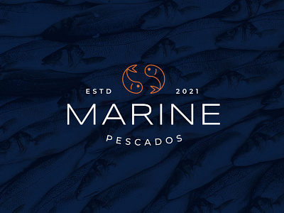 Marine Pescados | brand identity brand brand identity branding design fish fish market identidade visual logo marca sea sea food vector visual isentity