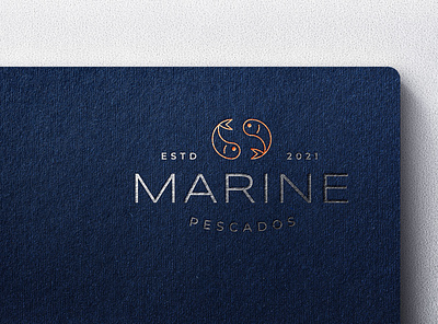 Marine Pescados | brand identity brand brand identity branding design fish fish market graphic design identidade visual logo marca sea sea food vector visual identity