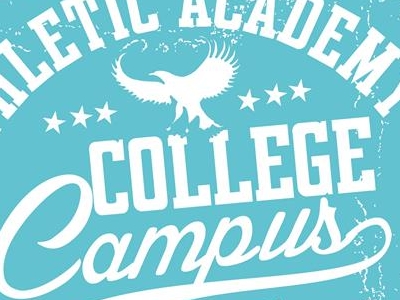 athletic academy vector art academiy athletic campus college eagle retro star vector vintage