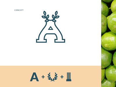 Ambrosia branding branding identity concept design design flat logo logo designs minimal typography vector
