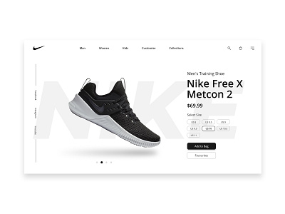 Nike Shoes branding nike nike shoes sports sports design sportswear ui ui ux ui design uidesign uiux web web design website website concept website design website designing