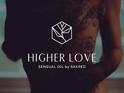 Higher Love branding design logo