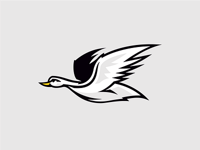 Duck clean duck fly identity illustration logo logotype mascot print russia sports vector