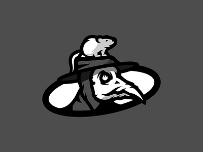 Plague doctor doctor esport identity logo logotype mascot mask mouse plague rat sale vector