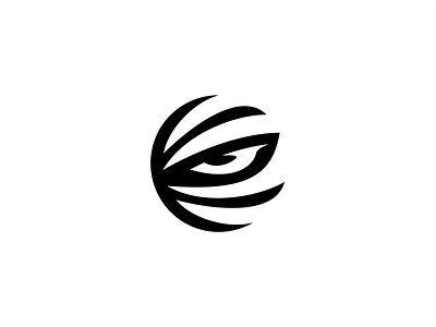 Eye circle design eye glare identity illustration logo logotype mark shape sight symbol