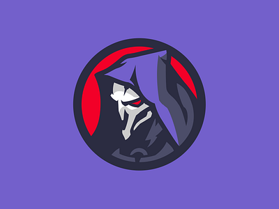 Reaper commander esport illustration leader logo logotype mercenary overwatch sale soldier sport terrorist