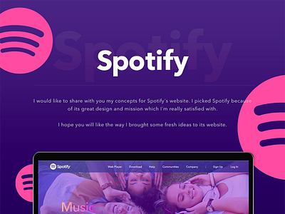 Spotify Concept Design