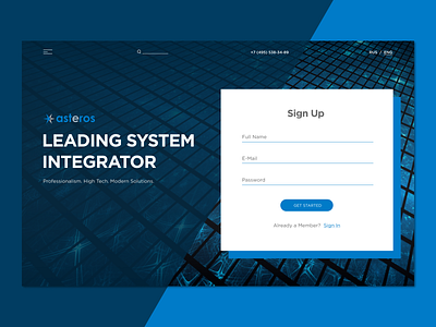 Daily UI 001 - Sign Up / Sign In creative design daily ui design sign in sign up ui uiuxdesign user account user interface design userinterface ux web webdesign website design