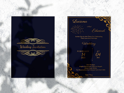 Wedding Invitation Templates elegant gold invitation minimal simple templates wedding