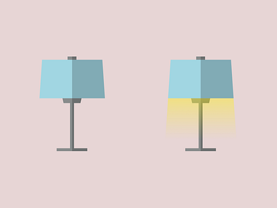 Flat Design Lamps