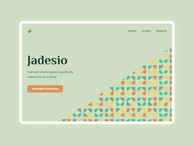Jadesio desktopmockup fresh green interiordesign jade light minimal nature uidesign uxdesign webmockup yoga