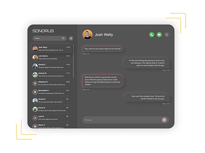 Direct Message dailyui desktop direct message figma neuomorphic skeuomorphic tablet ui ux