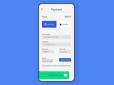 Daily UI Checkout