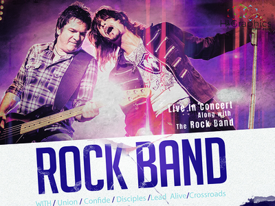 Flyer For Rock Band by Magna Adworks on Dribbble