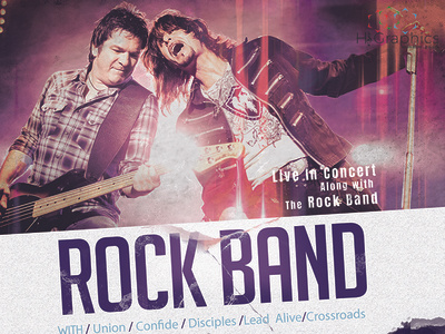 Flyer For Rock Band branding design web website