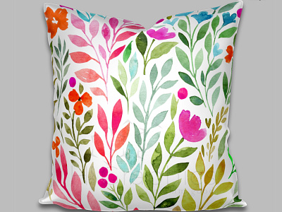 Cushion/Pillow Cover bedding sheets bedroom branding design illustration photoshop