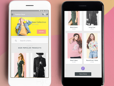 Fashion Store App Ui Kit app branding design mobile store ui uidesign