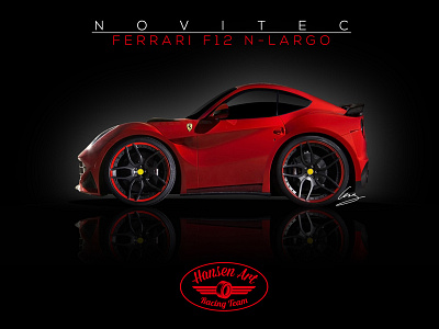 Novitec Rosso Ferrari F12 N-Largo f12 ferrari novitec rosso widebody