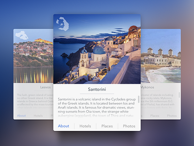 Greek Islands Widget