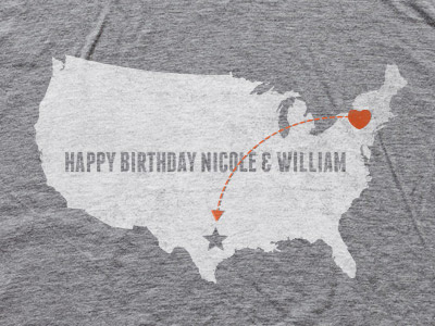 A birthday tee for someone I love in TX. austin birthday heather illustration love prince ink print quoss spot syracuse t shirt tee texas