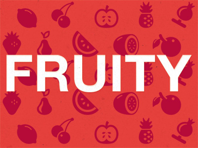 Fruity pattern pictogram