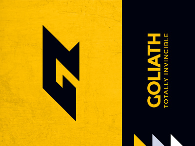 Goliath Brand (1/5) brand fitness g geometric gladiator goliath logo minimal simple logo