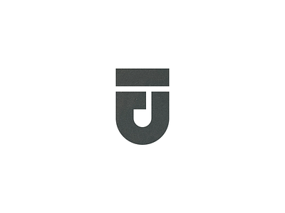FJ Monogram Logo brand design fj geometric illustrator logo minimal monogram photoshop