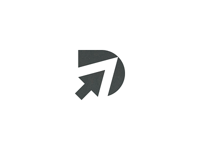 D + Arrow Logo arrow brand d design geometric illustrator logo minimal photoshop