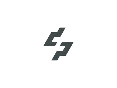 DZP Monogram Logo brand brand identity dp dzp geometric logo minimal monogram
