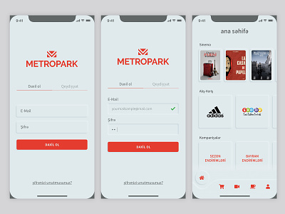 Metropark Mobile Application