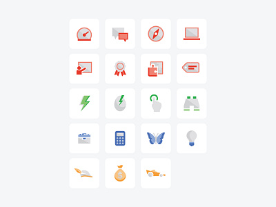 App Icon Set app branding icon illustration vector