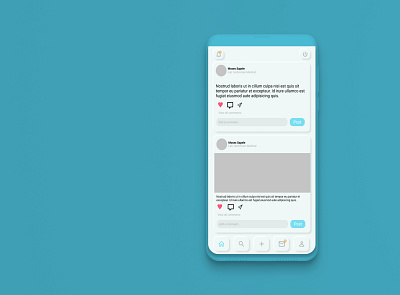 Simple Mobile App Using neurmorphisim app design illustration ui ui design