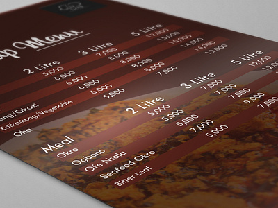 Menu Design