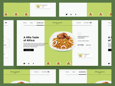 African Cuisine new design