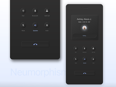 Neumorphism - Phone App Redesign for Mobiles