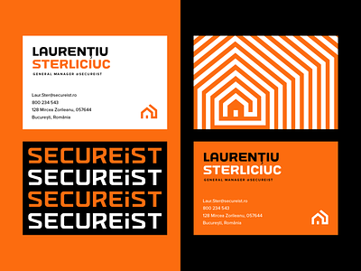 SecureIst Brand Identity for Security Device brand identity branding business cards print contact car vehicle wrap pattern house houses home warmth logo mark symbol icon poster wall design graphic security system barrier device software hardware enter open tshirt art facebook cover type typography text custom