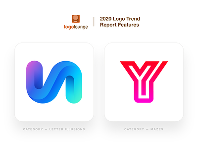 LogoLounge 2020 Trend Report Features brand identity branding gradient 2d 3d grid geometry geometric circles letter v a y line lines mazes logo mark symbol icon share concept exploration wip startup business company tech tech neon glow modern type typography text custom website concept round rounded