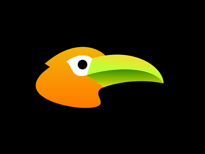 Toucan Logo Design (Unused for Sale) by Mihai Dolganiuc on Dribbble