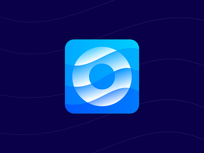 O for Ocean Logo Design (Unused for Sale) by Mihai Dolganiuc on Dribbble