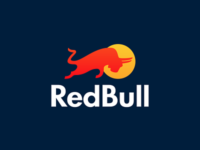 RedBull Logo Redesign Concept by Mihai Dolganiuc on Dribbble