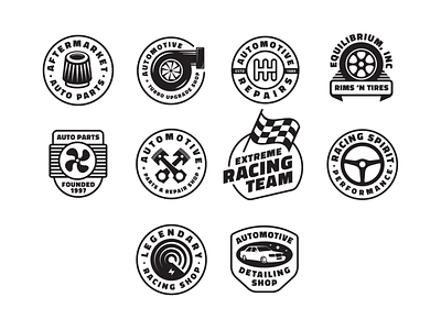 Automotive Badges Editable Templates (For Sale)