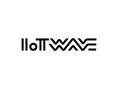 Iotwave Wordmark Exploration for IT Company